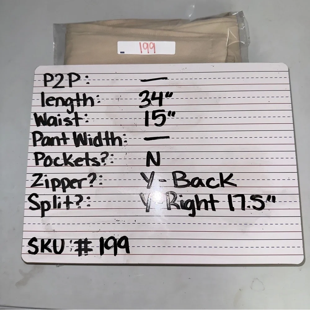 H&M Tan Pencil Skirt
